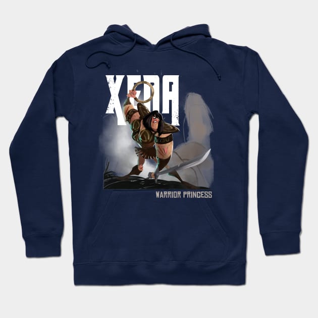 Xena Warrior Princess Hoodie by andybarry